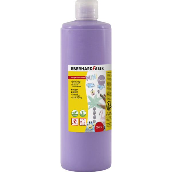 EBERHARD FABER Fingerfarbe EFA Color, pastell-rosa, 750 ml