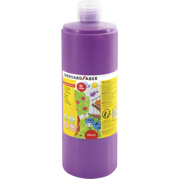 EBERHARD FABER Fingerfarbe EFA Color, pastell-rosa, 750 ml