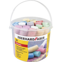 EBERHARD FABER Straßenmalkreide, 50er Kunststoffeimer