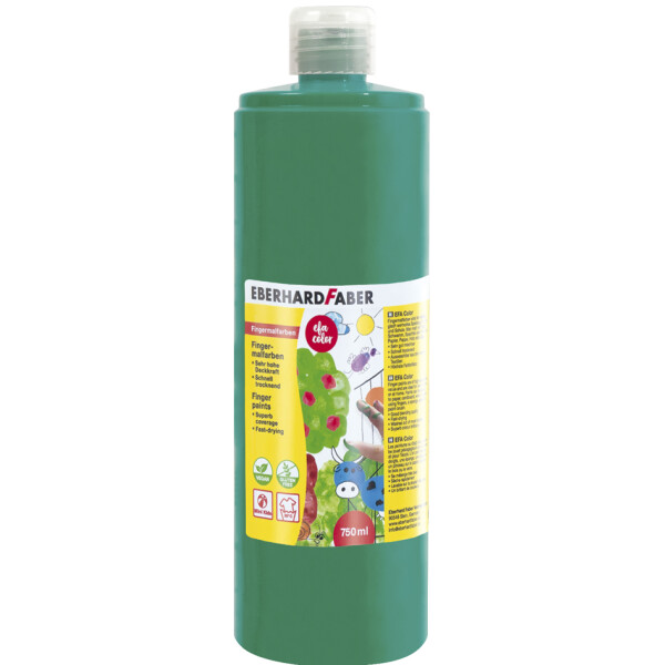 EBERHARD FABER Fingerfarbe EFA Color, mint, 750 ml