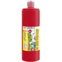 EBERHARD FABER Fingerfarbe EFA Color, geraniumrot, 750 ml