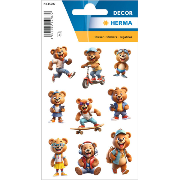 HERMA Sticker DECOR Nagerfamilie, Papier