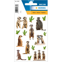 HERMA Sticker DECOR Nagerfamilie, Papier