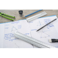 EBERHARD FABER Metall-Lineal, aus Aluminium, 300 mm