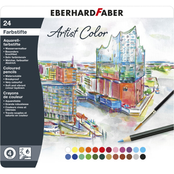 EBERHARD FABER Aquarellstift Artist Color, 36er Metalletui