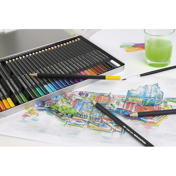 EBERHARD FABER Aquarellstift Artist Color, 24er Metalletui