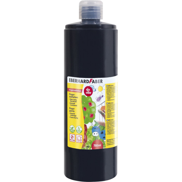 EBERHARD FABER Fingerfarbe EFA Color, kadminumgelb, 750 ml