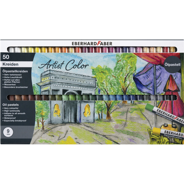 EBERHARD FABER &Ouml;lpastellkreide Artist Color, 50er Kartonetui
