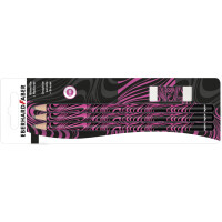 EBERHARD FABER Bleistift-Set NEON, HB, neonblau, 4-teilig