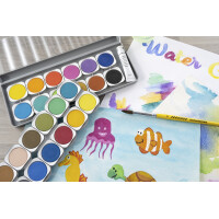 EBERHARD FABER Deckfarbkasten WINNER, 24er Farben