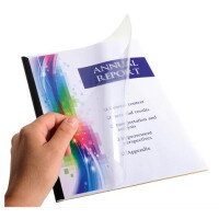 EXACOMPTA Einbanddeckel STANDARD, PVC, DIN A4, transparent