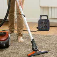 LogiLink Kabeltrommel, 4-fach + 2x USB, Kabel: 5 m, schwarz