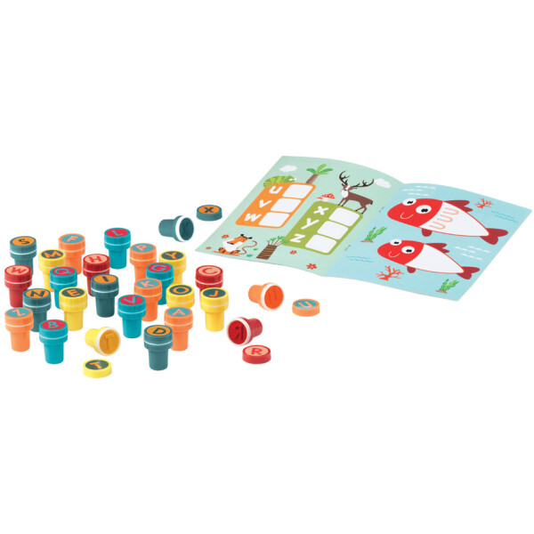 Maped Creativ Motivstempel-Set "ALPHABET", im Koffer