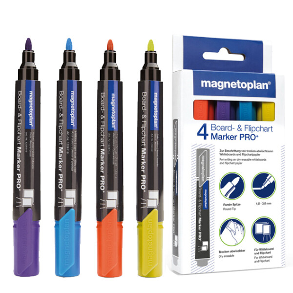 magnetoplan Board- und Flipchartmarker PRO+, hellblau