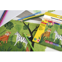 EBERHARD FABER Hexagonal-Buntstift COLORI, 12er Kartonetui