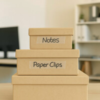 tesa Film PAPER, transparent, 19 mm x 33 m