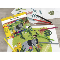EBERHARD FABER Dreikant-Buntstift COLORI Jumbo, 24er Etui
