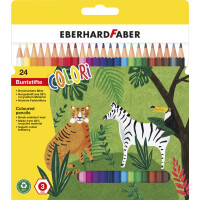 EBERHARD FABER Hexagonal-Buntstift COLORI, 24er Kartonetui