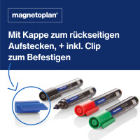 magnetoplan Board- und Flipchartmarker PRO+, rot