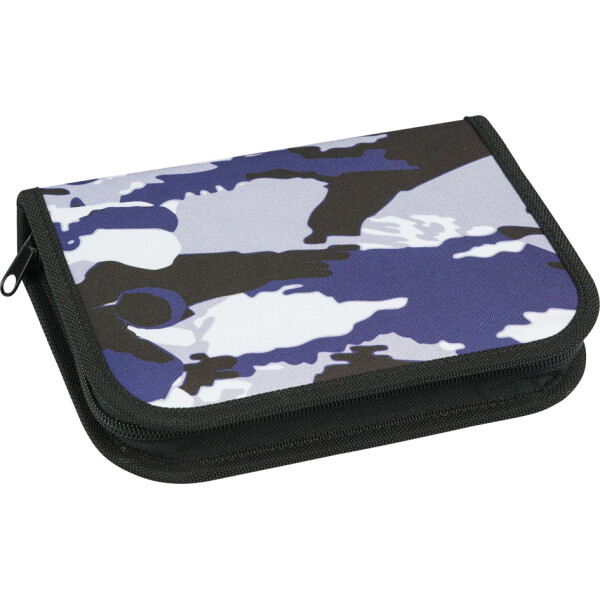 EBERHARD FABER Schüleretui Camouflage, grau, 32-teilig