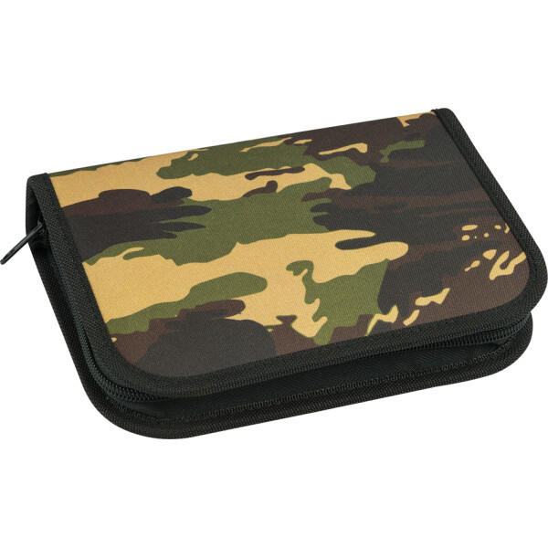 EBERHARD FABER Schüleretui Camouflage, grau, 32-teilig