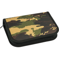 EBERHARD FABER Schüleretui Camouflage, grau, 32-teilig