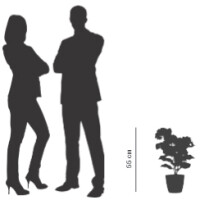 PAPERFLOW Kunstpflanze "Hortensie", rosa,...