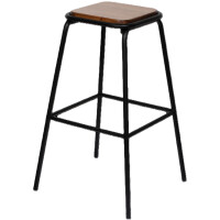 PAPERFLOW Barhocker OSLO, 2er Set, Gestell schwarz