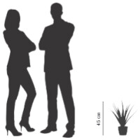 PAPERFLOW Kunstpflanze "Aloe Vera", Höhe:...