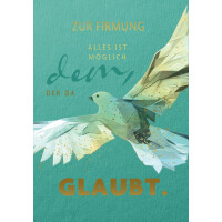 CACTUS Firmungskarte "Taube"