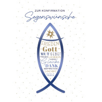 CACTUS Konfirmationskarte "Fisch"