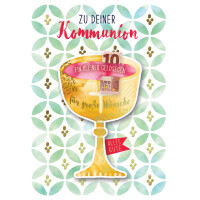 CACTUS Geldschein-Kommunionskarte "Kelch"