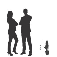 PAPERFLOW Kunstpflanze "Sansevieria",...