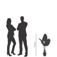 PAPERFLOW Kunstpflanze "Bananenbaum",...