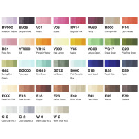 COPIC Marker ciao, 36er Set E