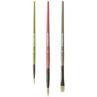 STAEDTLER Synthetikhaarpinsel-Set Noris, 3-teilig