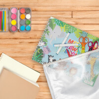 djois Reißverschlusstasche ZIPPER Pastell, DIN A3, PVC