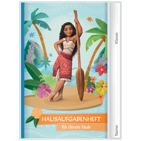 ROTH Hausaufgabenheft für clevere Faule "Disney Vaiana"
