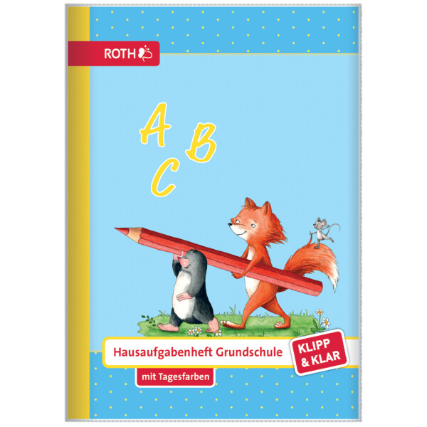 ROTH Hausaufgabenheft Klipp & Klar "Hurra Schule"