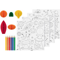 HEYDA 3D Mal-Set "Weltall", 15-teilig