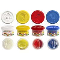 EBERHARD FABER Spielknete-Set Mini Kids, Basisfarben