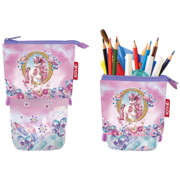 ROTH Schlamper-Etui 2in1 "Einhorn Beauty"