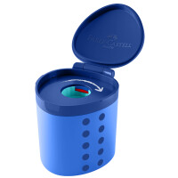 FABER-CASTELL Spitzdose Grippy, blau