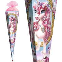 ROTH Schultüte "Einhorn Beauty", eckig,...