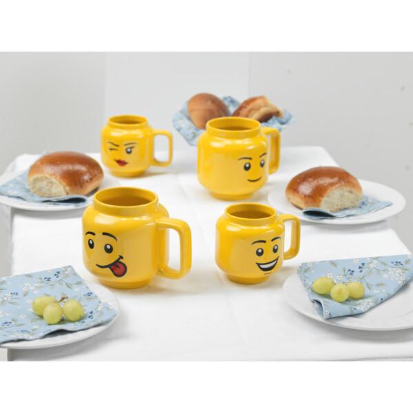 LEGO Kaffeetasse BOY, 530 ml, gelb, im Karton