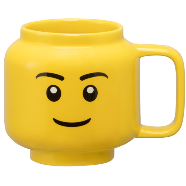 LEGO Kaffeetasse BOY, 530 ml, gelb, im Karton