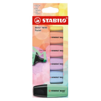 STABILO Textmarker BOSS MINI Pastel, 3er Kartonetui