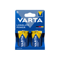 VARTA Alkaline Batterie Longlife Power, Mono (D), 2er