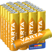 VARTA Alkaline Batterie Longlife, Micro AAA, 12er