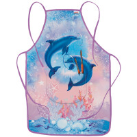 ROTH Malschürze "Delfine", mit Bauchtasche